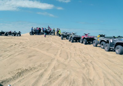 Quad Bike Safari on sand track