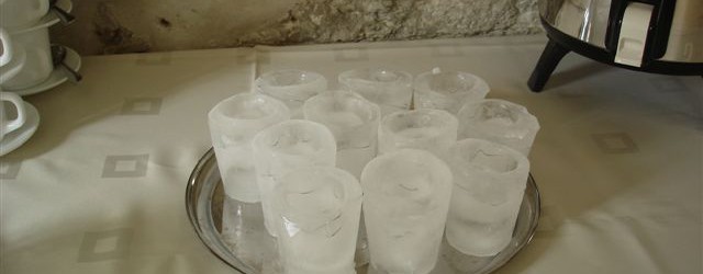 Estonian Experience - Ice-shot Glass Making